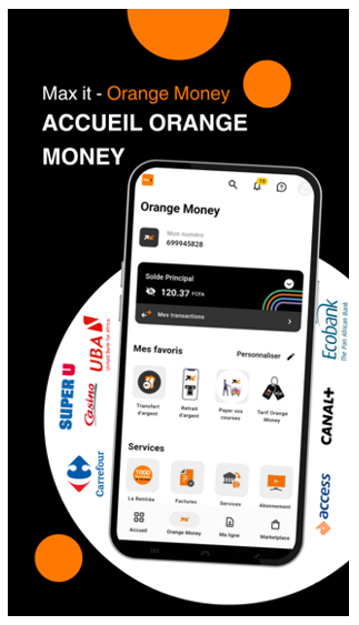3 - Orange Money sur Max it - Accueil Orange Money